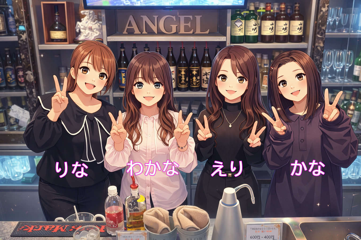 宮崎スナックAngel店内